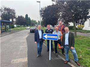 Der Raiffeisenring wird zur Einbahnstraße