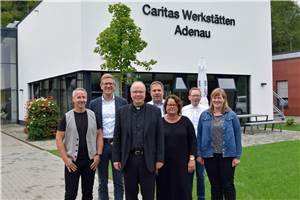 Bischof besucht Caritas Werkstätten