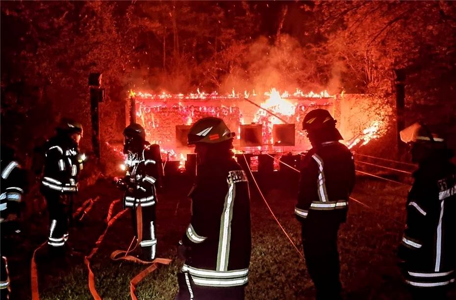 Bad Neuenahr: Schießstand stand in Flammen