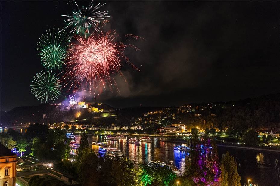 Rhein in Flammen - Polizei zieht positive Bilanz