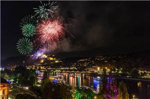 Rhein in Flammen - Polizei zieht positive Bilanz