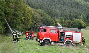 Positive Bilanz nach groß
angelegter Waldbrandübung des Kreises