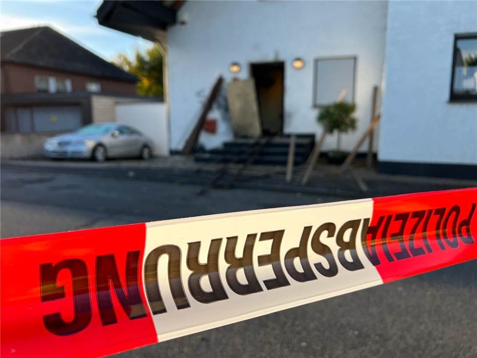 Explosion eines Hauses in Wachtberg-Adendorf