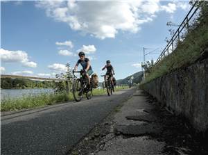 Neuer Termin: Sperrung Rheinradweg Stolzenfels