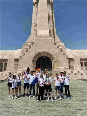 Olympischer Geist an historischem Ort