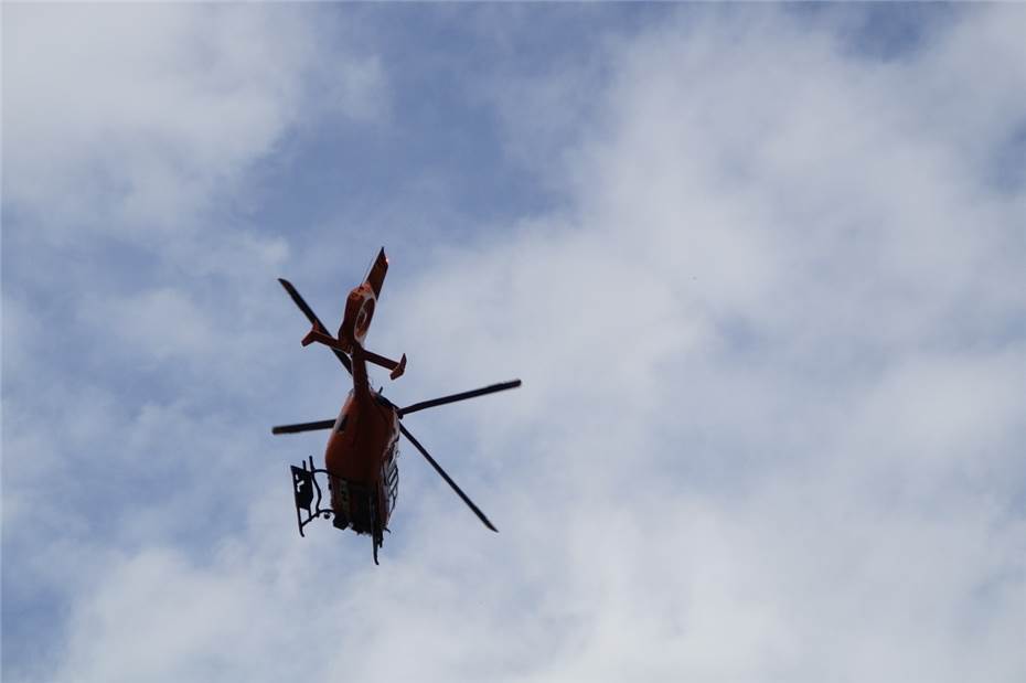 Von Bergwacht und Rettungshubschrauber gerettet