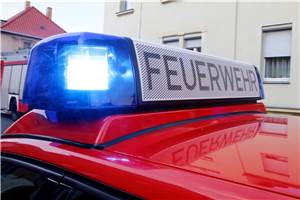Containerbrand in Andernach 