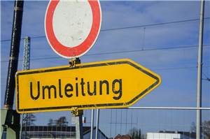 Rheinbach: Kranarbeiten sorgen für Umleitung