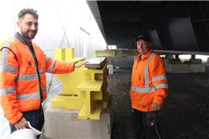 Ahrtal: 68 Meter lange Brücke wird vorbereitet