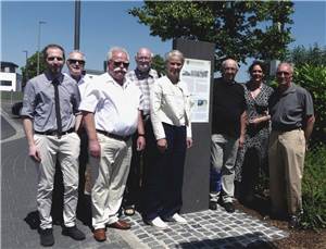 Info-Stele im Quartier Süd enthüllt