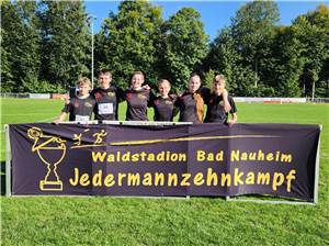 TuS-Athleten beim Jedermannzehnkampf