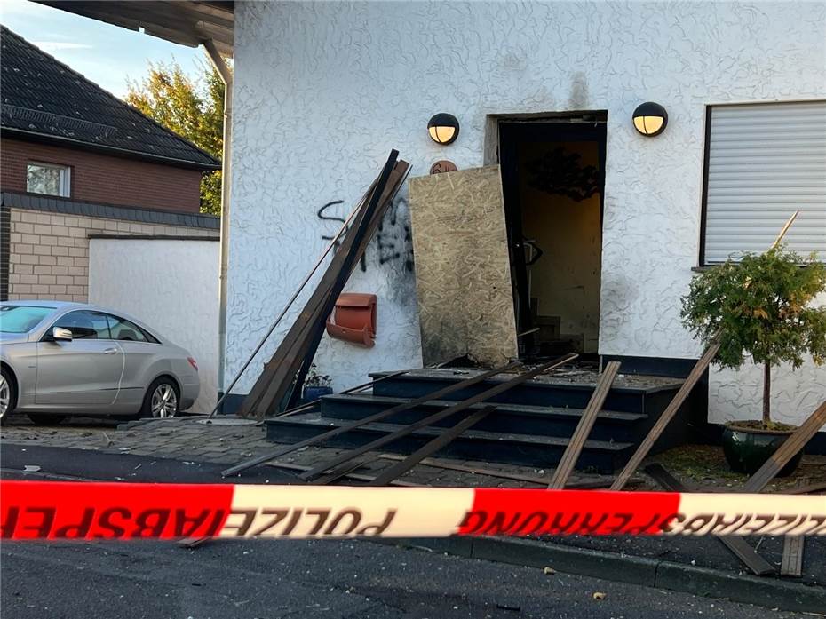 Explosion eines Hauses in Wachtberg-Adendorf