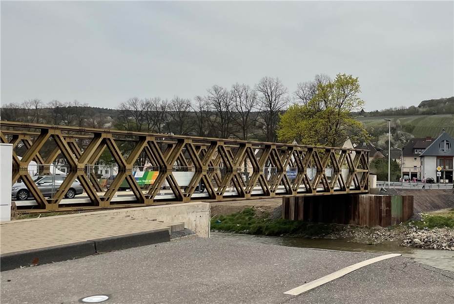 Ahrweiler: Behelfsbrücke wird gesperrt