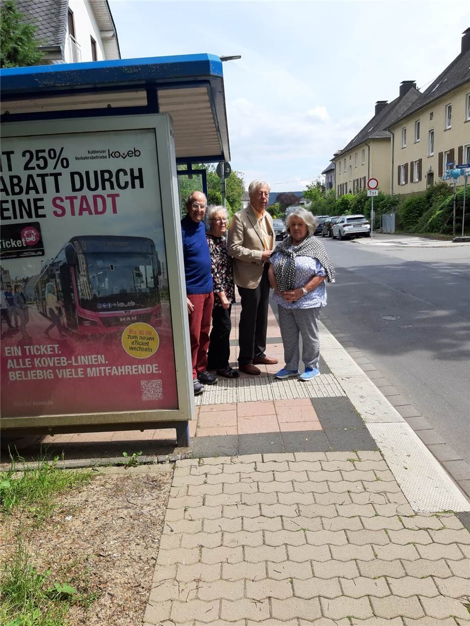 Starker Einsatz für Fahrgäste vom
Ortsring Karthause und Fahrgastbeirat