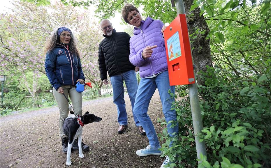 Hundekotbeutelspender
werden gut angenommen