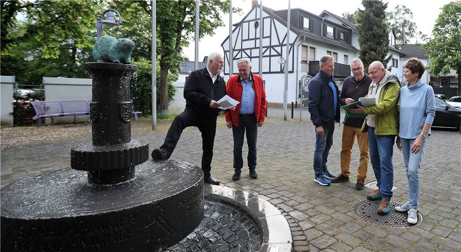 Dorfplatz Oberbieber
erneut Sitzungsthema