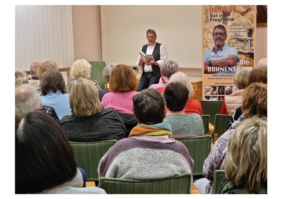 Buchlesung mit
Schriftsteller Dieter Aurass