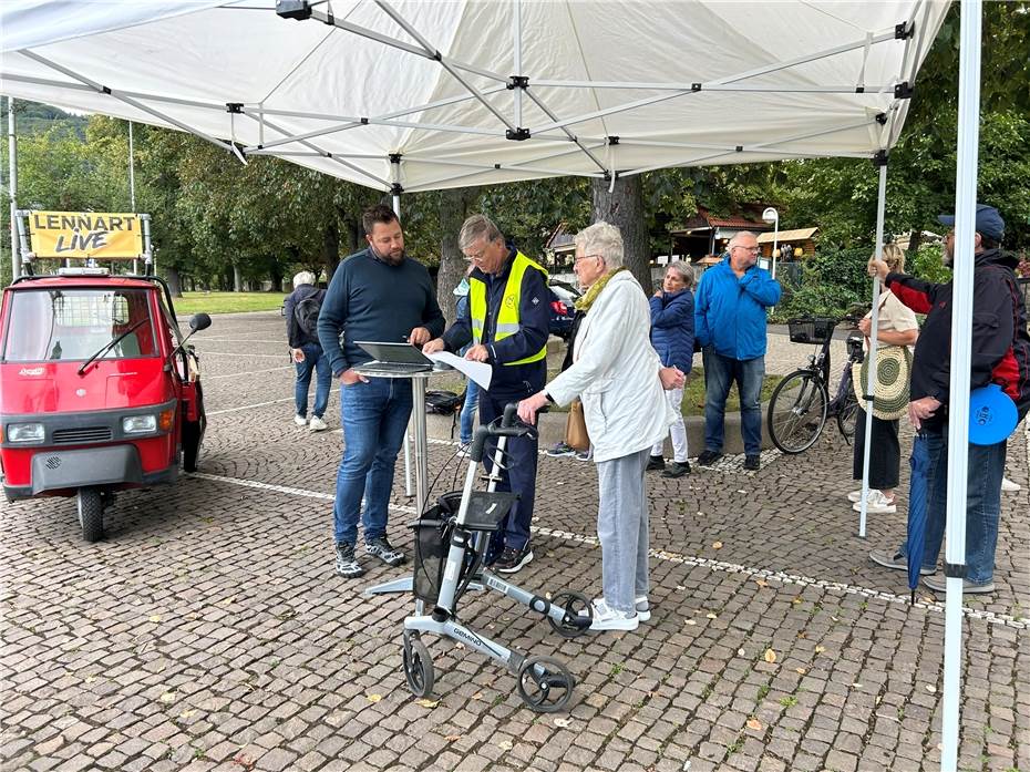 Die künftige Verkehrssituation
war besonders gefragt