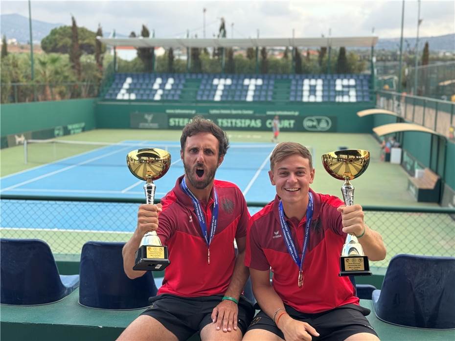 Urs Breitenberger und Cedric Kaufmann
gewinnen Gehörlosen-WM auf Kreta