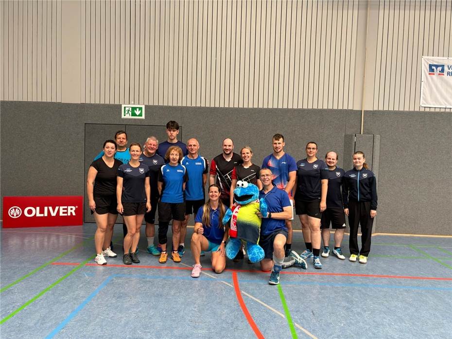 Plaidter Badmintonabteilung
stark vertreten