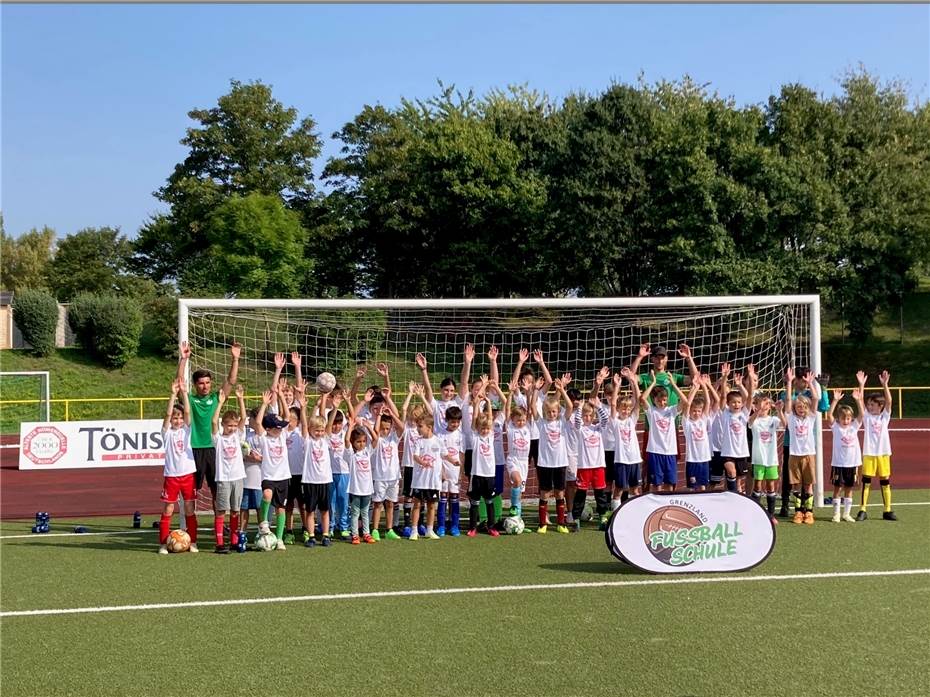 Fußballschule begeisterte 44 Kinder