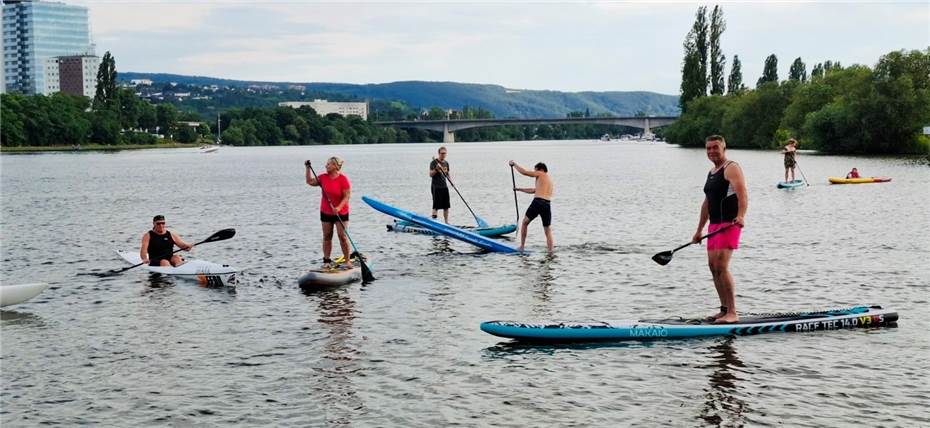 Hawaii Feeling beim Ocean Sports Day in Koblenz auf der Mosel