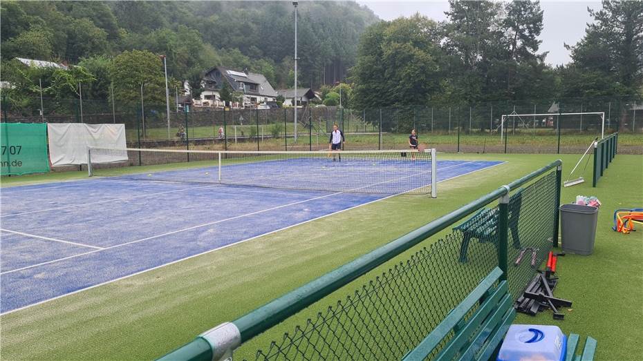 Vorbildliche Tennisplätze in Ahrbrück