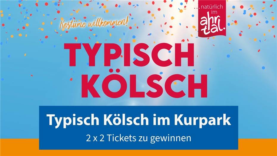 Typisch Kölsch im Kurpark