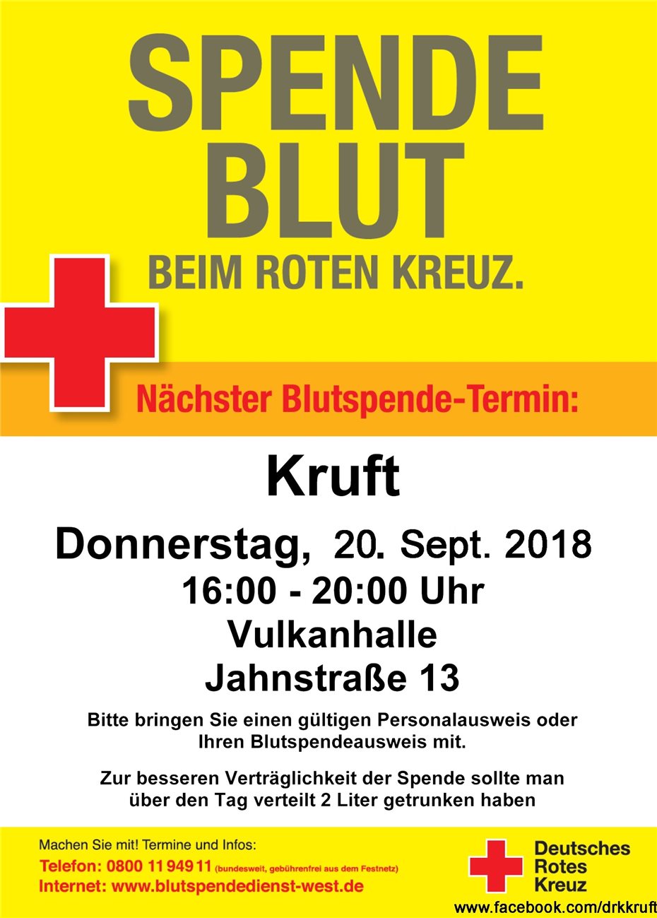 Nächster Blutspendetermin