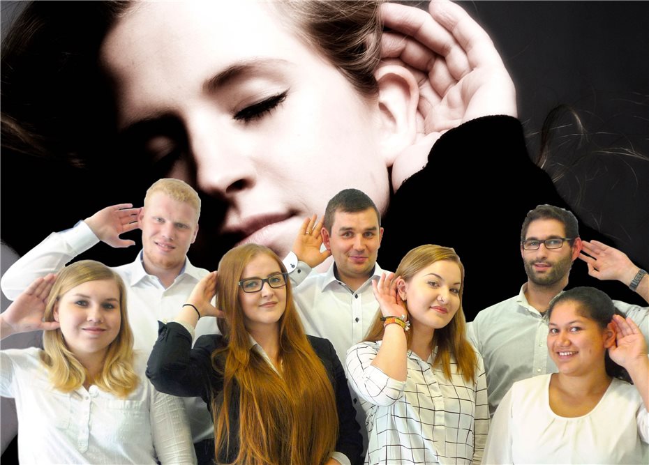 BECKER Hörakustik freut sich
über sieben neue Auszubildende